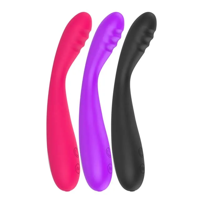 Xokk elettriku vjola silikon dildo vaġina li tistimula l-vibratur