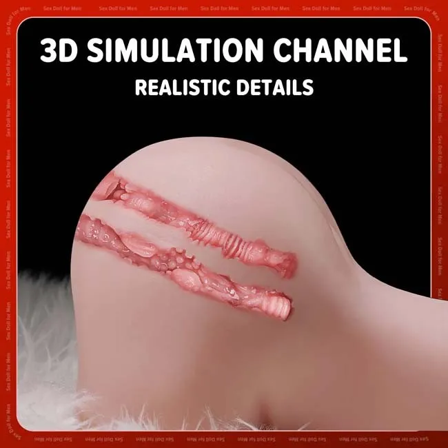 Realistic Vagina Double Channel Big Silicone Ass Doll Male Mastrabutor
