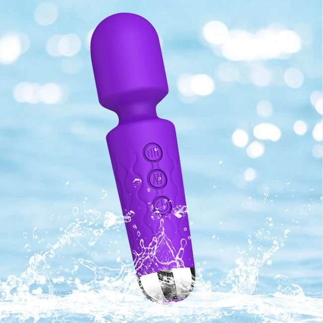 silicone massaging wand